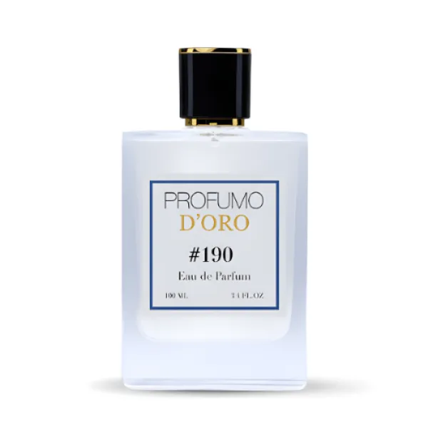 Profumo Doro 190 – eleganter Flakon mit frischem Eau de Parfum aus Zitrus, Ambroxan und Tee für Herren